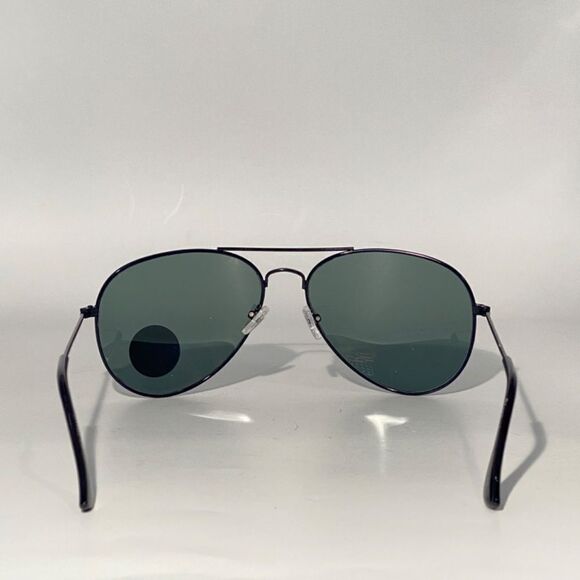 1353 Sunglasses Oversize Aviator Black Wire Frames UV NWT main image 6